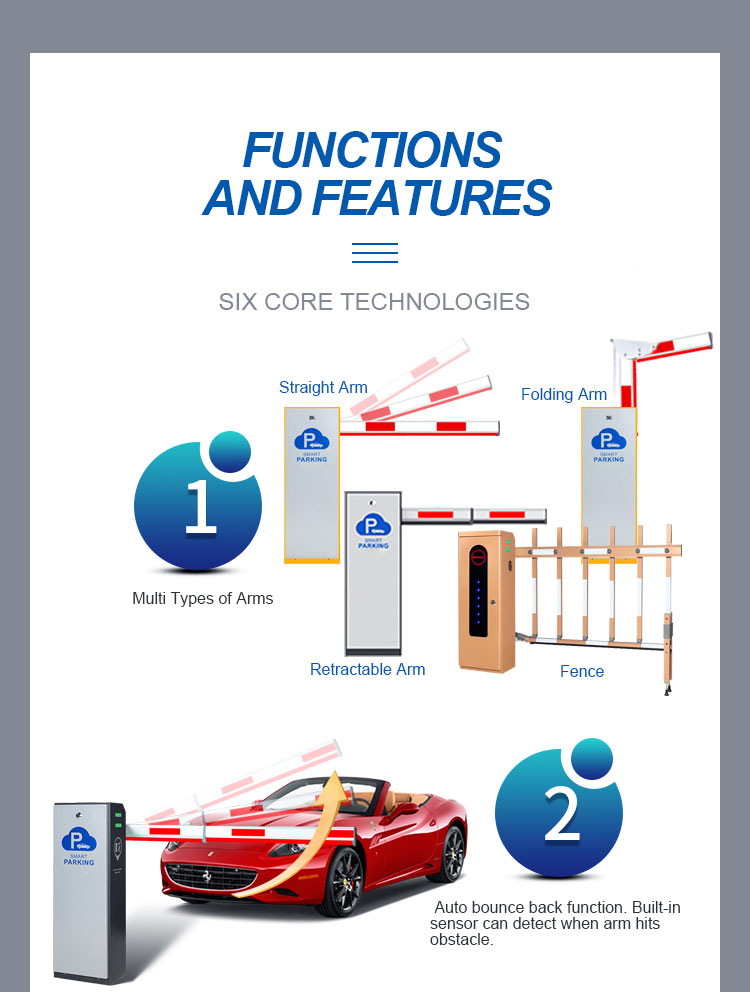Baroxon Automatic Toll System Traffic Boom Barrier Indonesia